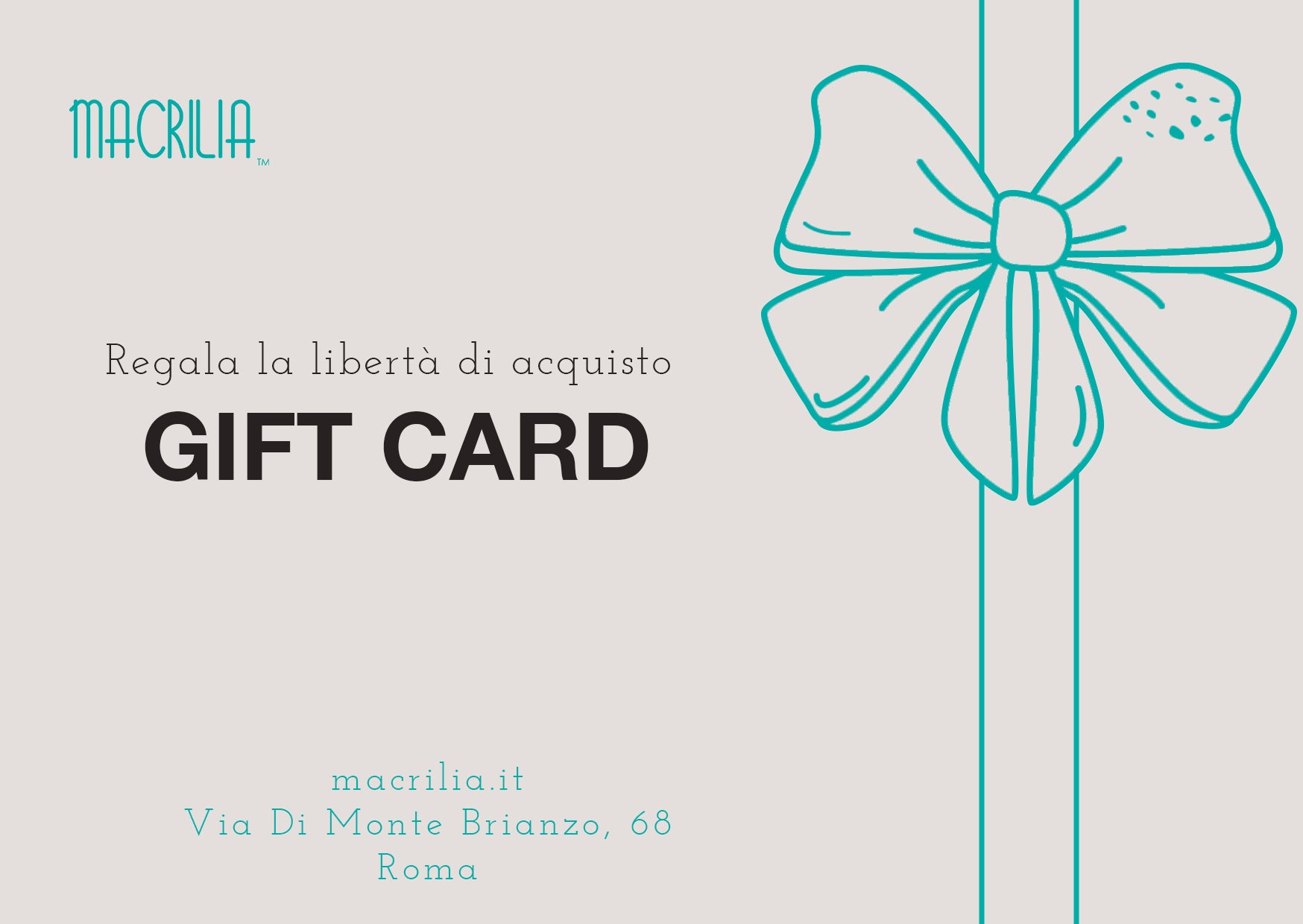 Gift Card Macrilia