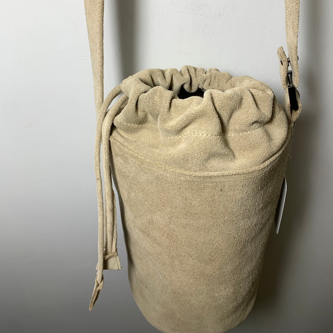 Lalla Midi cream suede