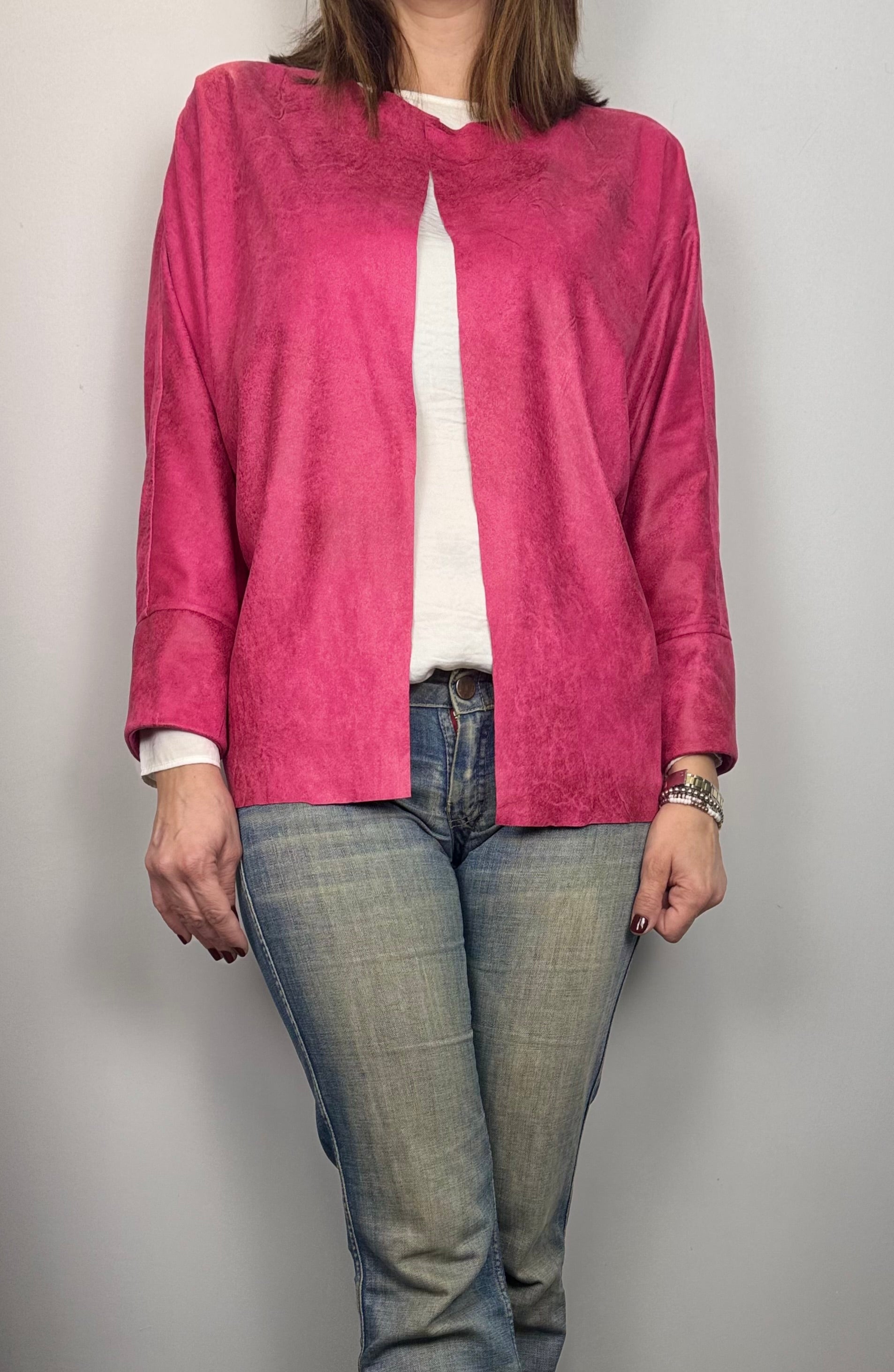 Giacca Fabri corta fuxia