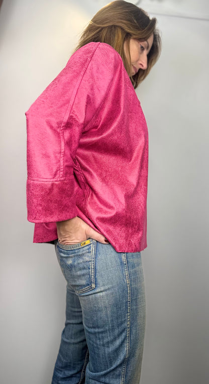 Giacca Fabri corta fuxia