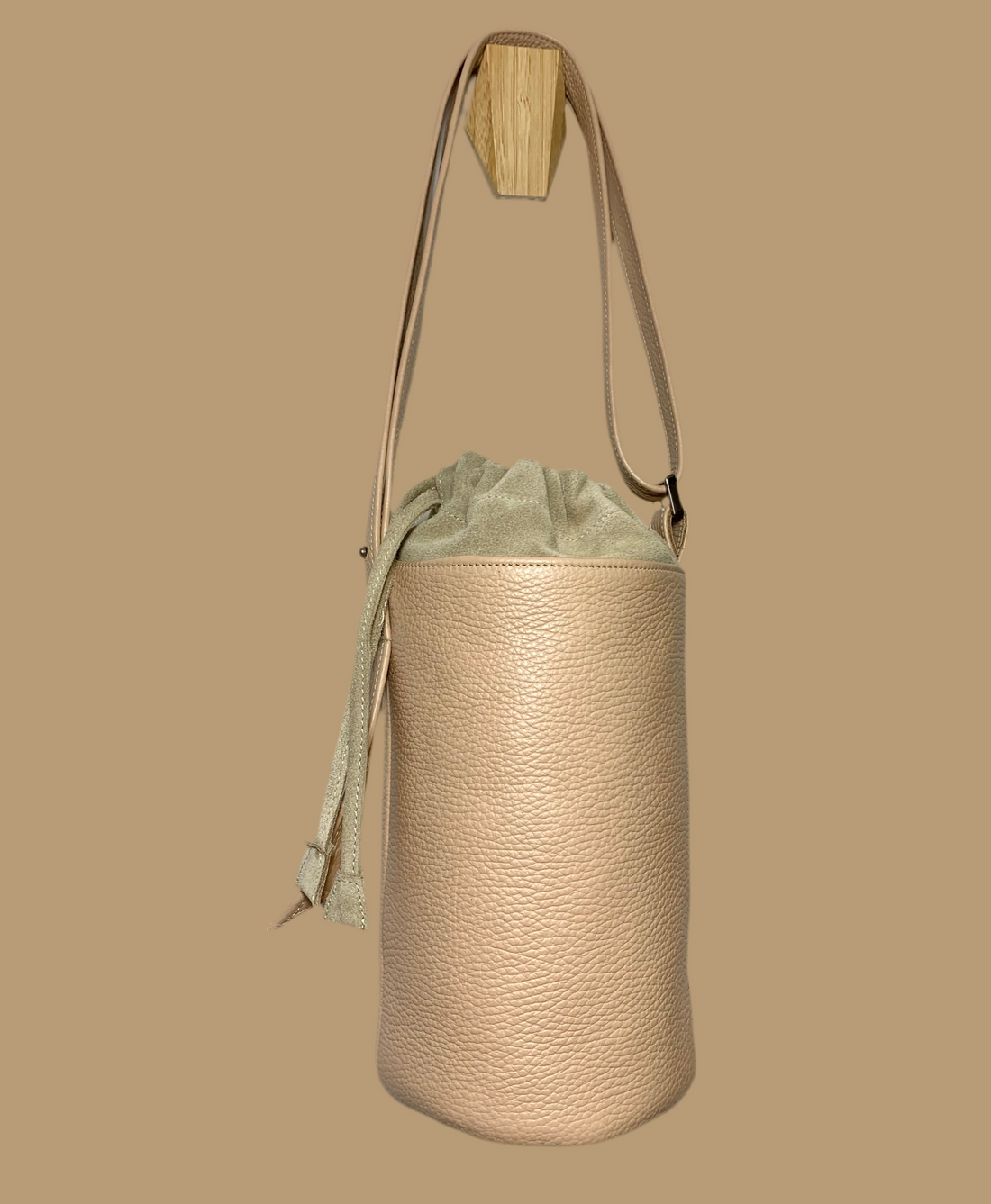 Lalla Midi cream leather