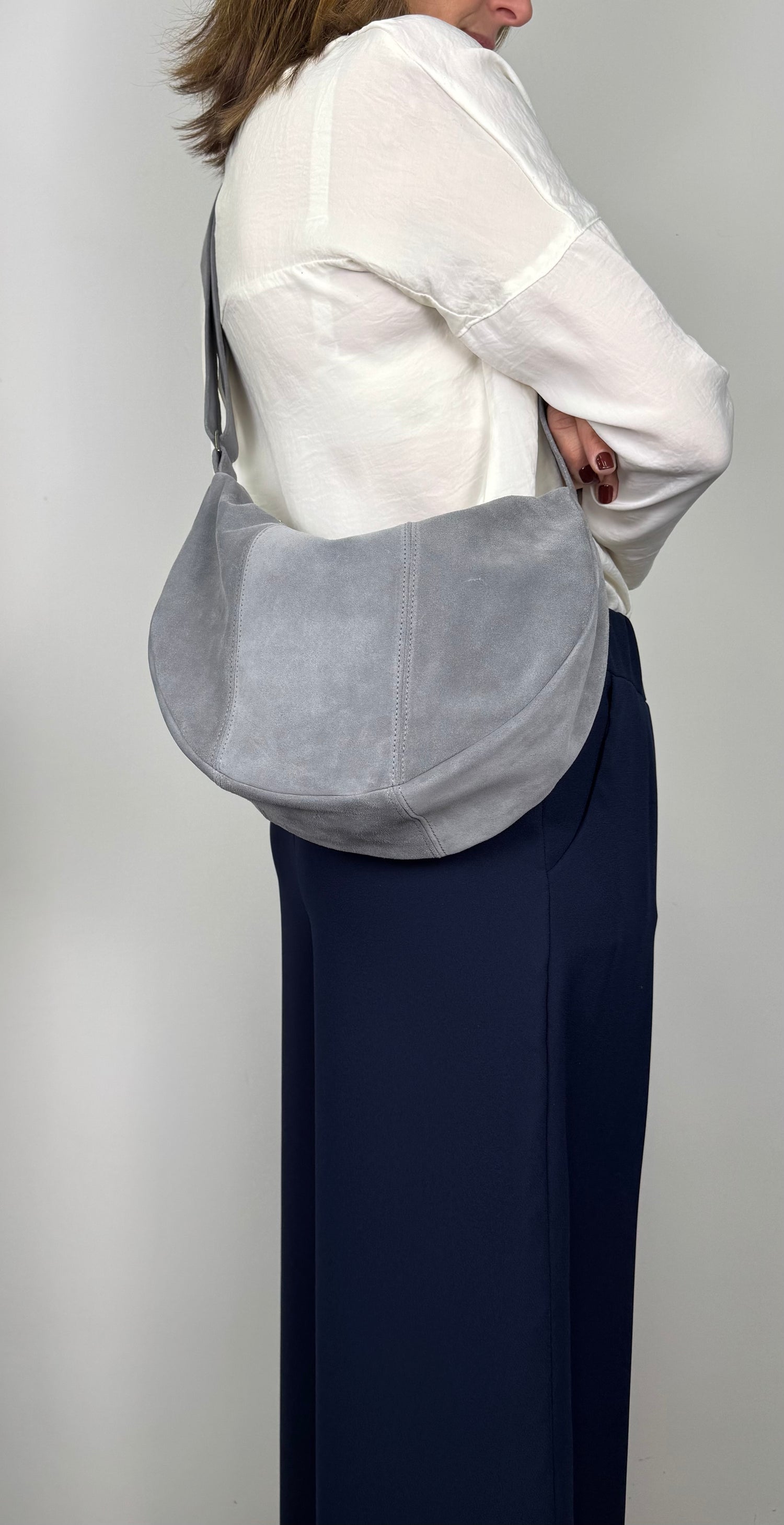 Ila cross Suede Grey