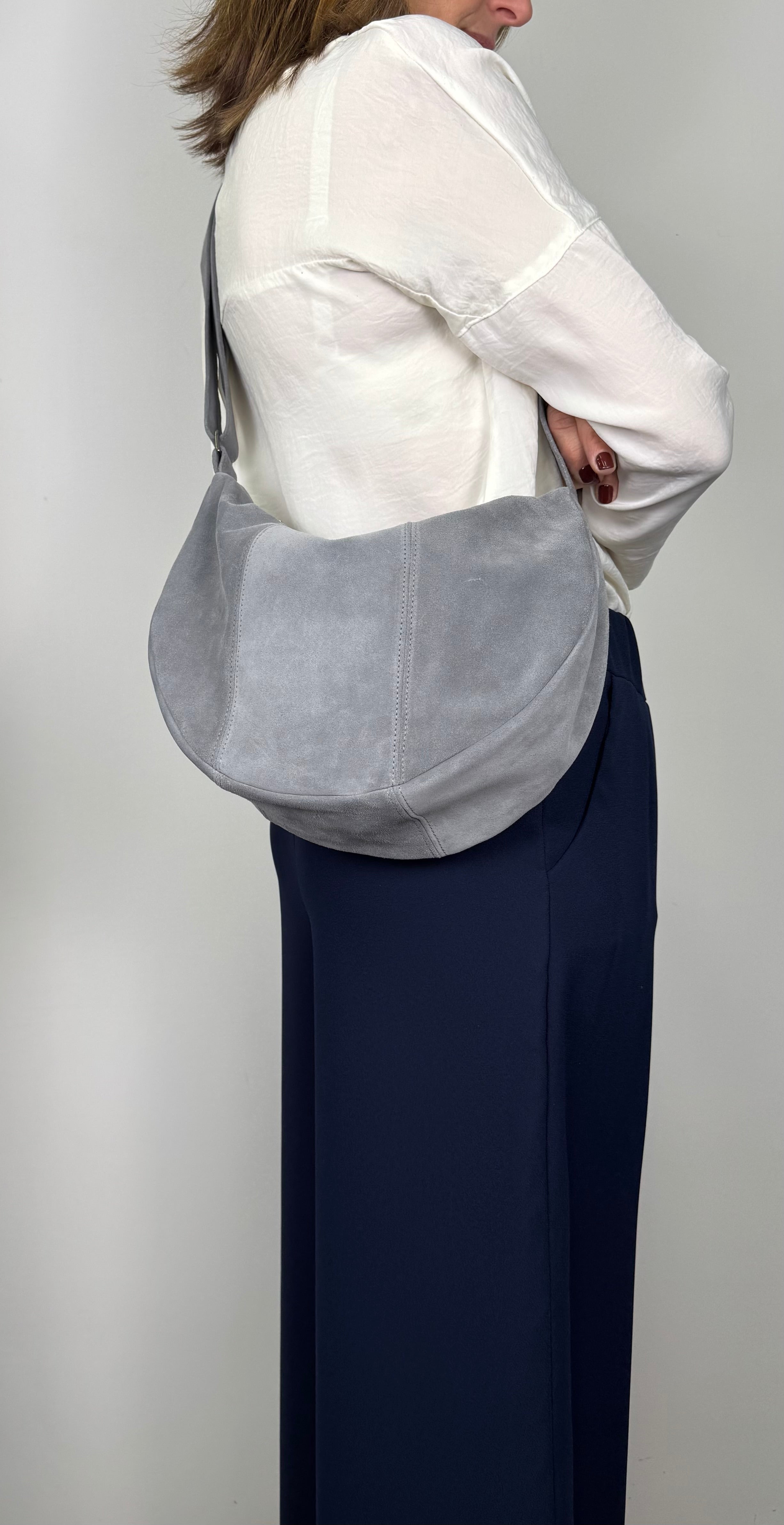 Ila cross Suede Grey