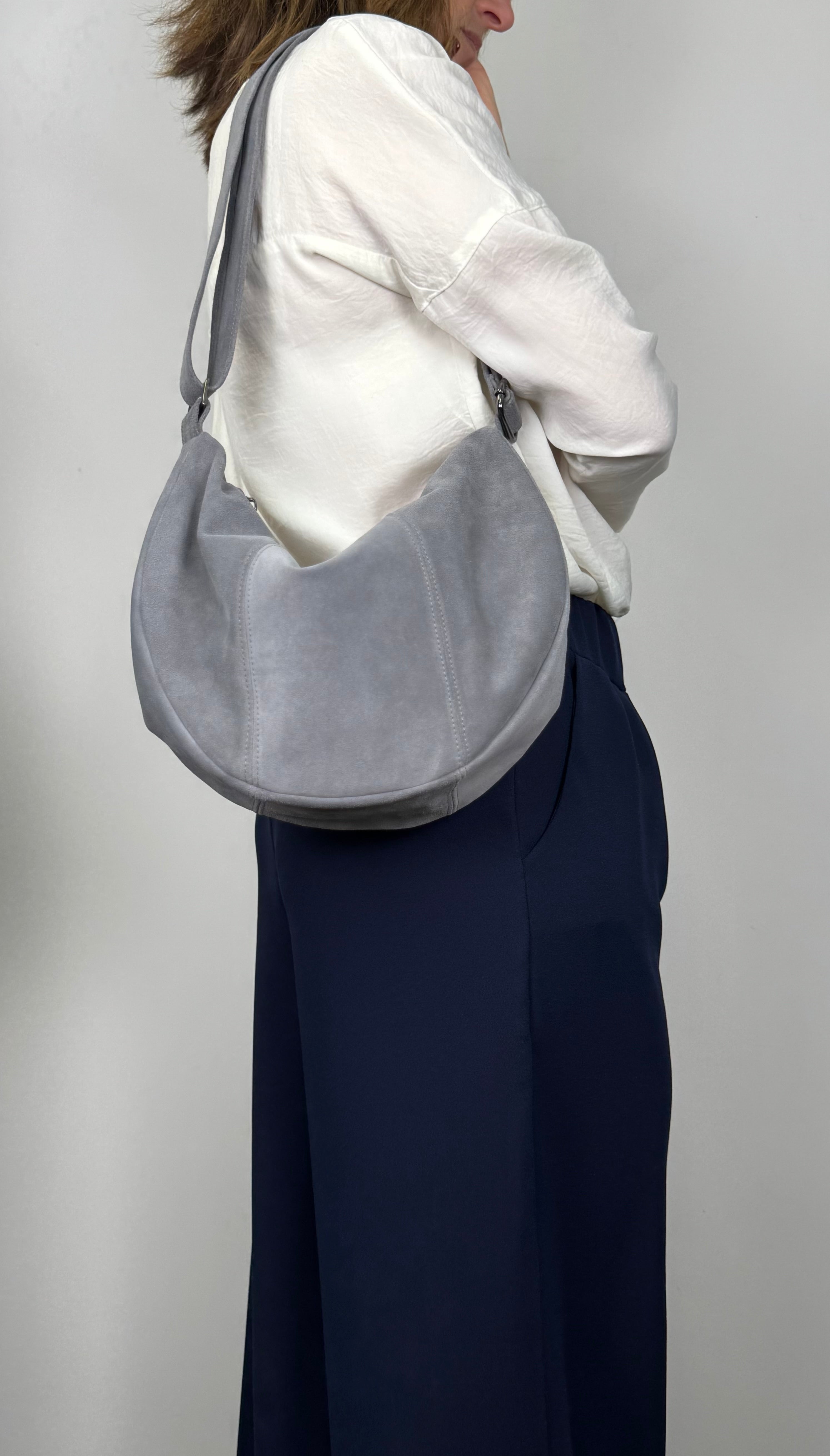 Ila cross Suede Grey