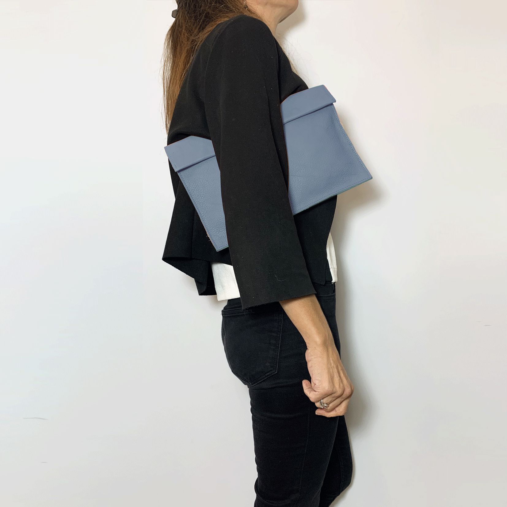 ANNA Black Clutch 